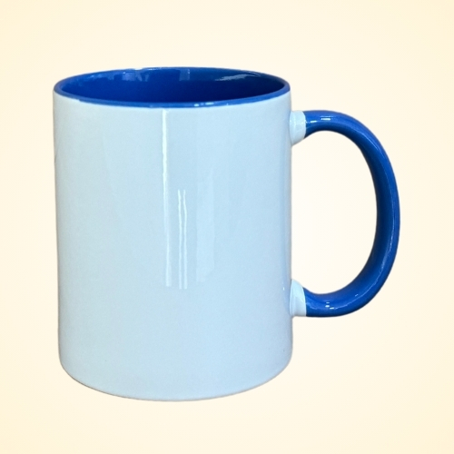 CANECA ALÇA E INTERIOR AZUL OPALA